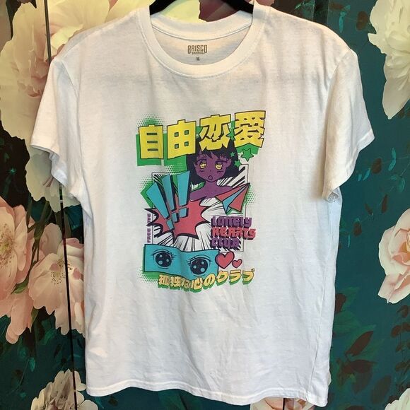 Brisco Anime Tee Shirt 🦄🦋😻🐸 - Picture 1 of 4